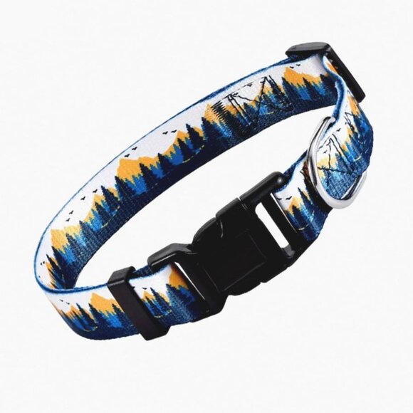 Serene Mountain Adjustable Quick Release D Ring Dog Collar Small Gift Packaged - Picture 11 of 11